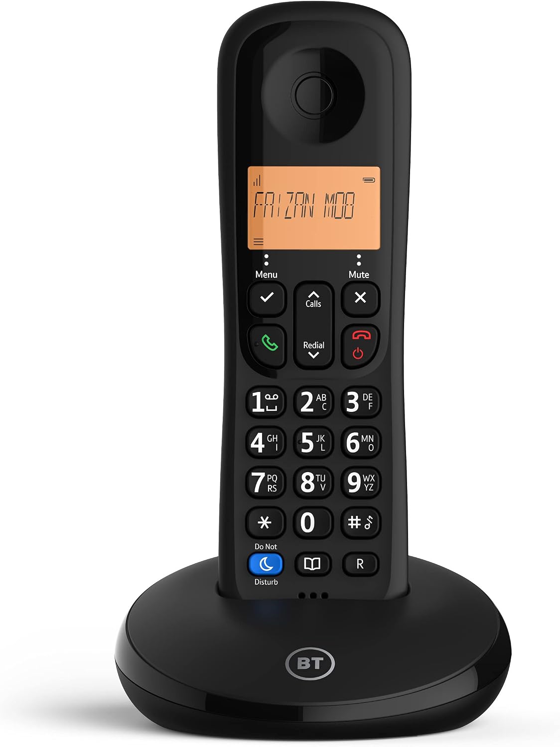 BT Everyday Cordless Landline House Phone, Home Phone, Basic Call Blocker, Do Not Disturb button, Single Handset Pack