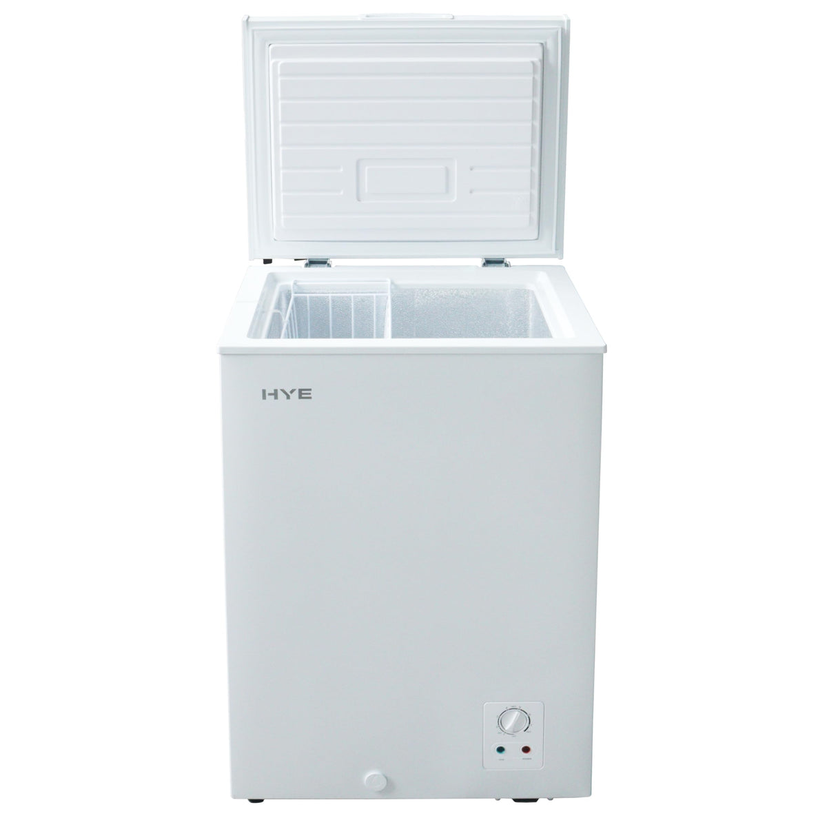 HYE Chest Freezer - 205L Capacity, Freestanding Design, Black