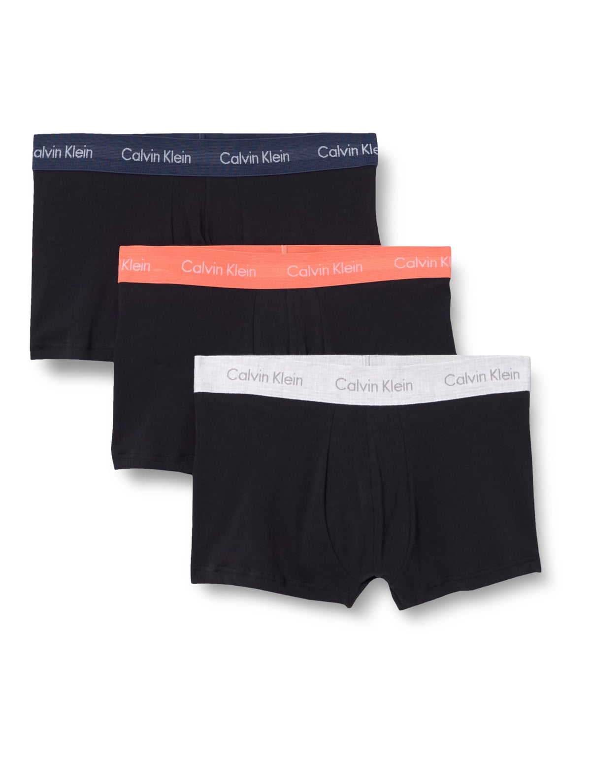 Calvin Klein Men’s 3 Pack Low Rise Trunks Underwear