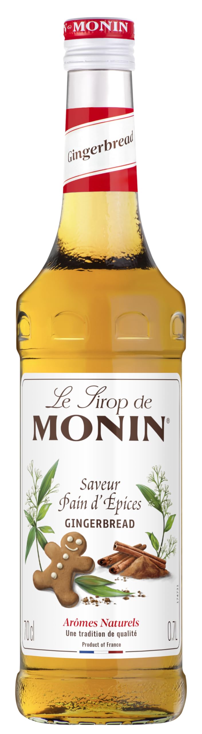 MONIN Premium Pistachio Syrup 700ml, for Coffee and Cocktails, Vegan