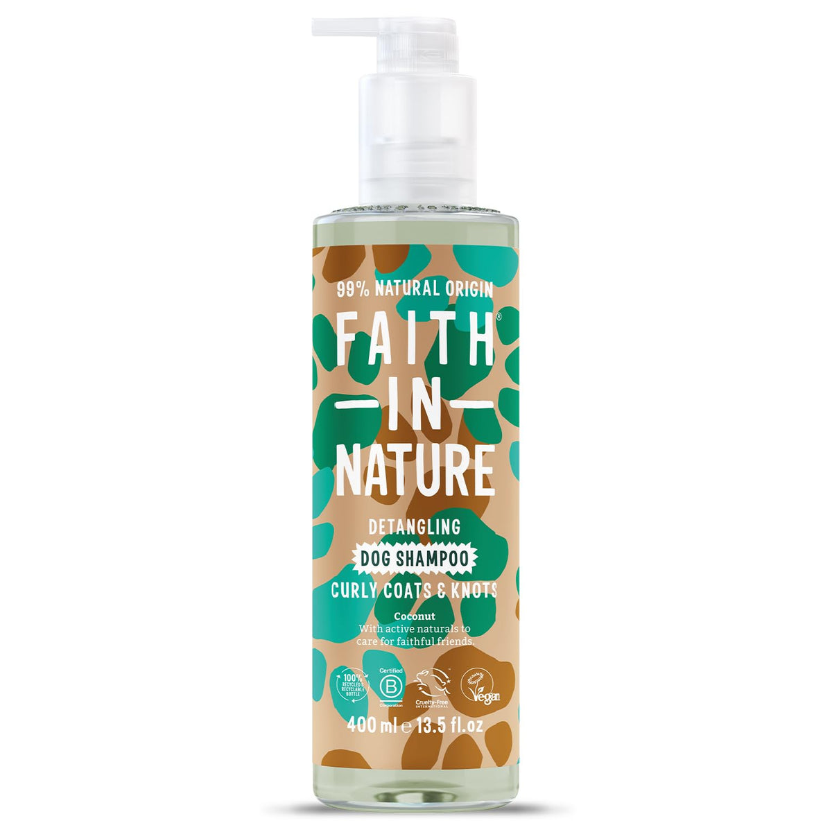 Faith In Nature Natural Chamomile Dog Shampoo, Vegan & Cruelty Free, No SLS,Silicones or Parabens, Gentle, For Sensitive Dogs and Puppies, 400ml