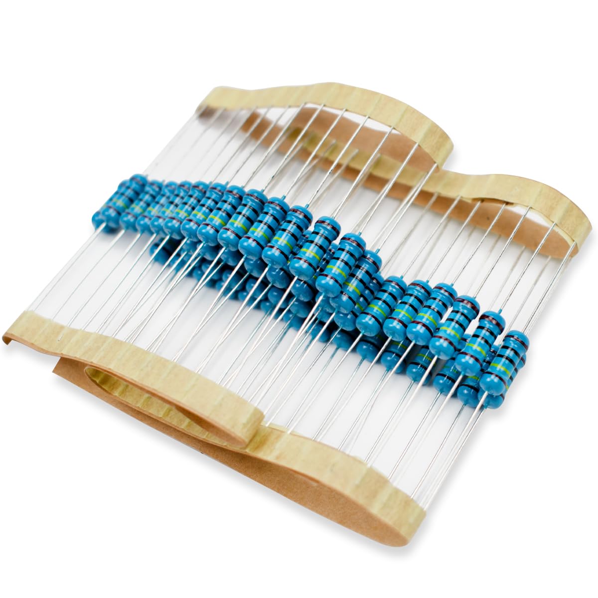 50 Pcs 1W 1% Tolerance 0.1 Ohm Metal Film Resistor Resistance for DIY Project and Experiments