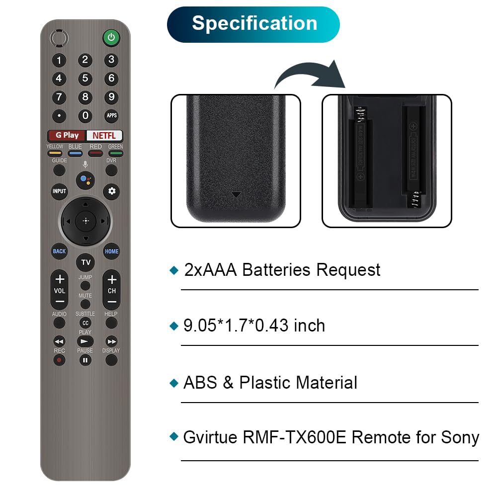 Gvirtue 【Pack of 2】Replacement Remote Control Compatible with Roku Box Model: Roku 1, Roku 2(HD, XD, XS), Roku 3, Roku LT, HD, XD, XDS, Roku N1, Roku Express, Roku Express+