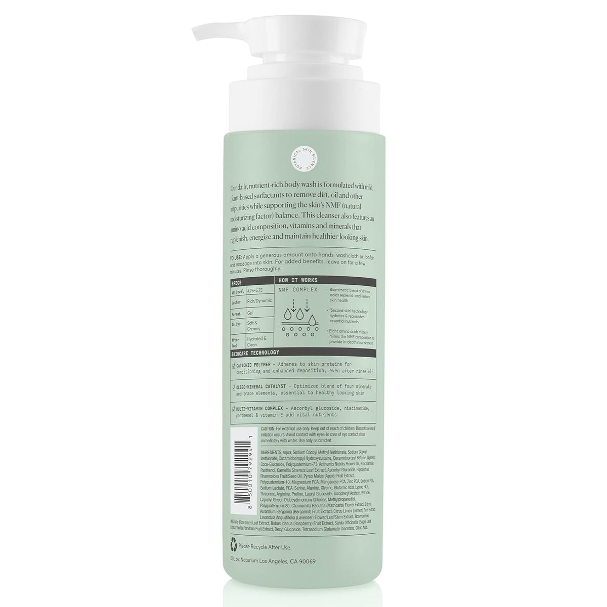 Naturium The Glow Getter Multi-Oil Hydrating Body Wash, 500 ml