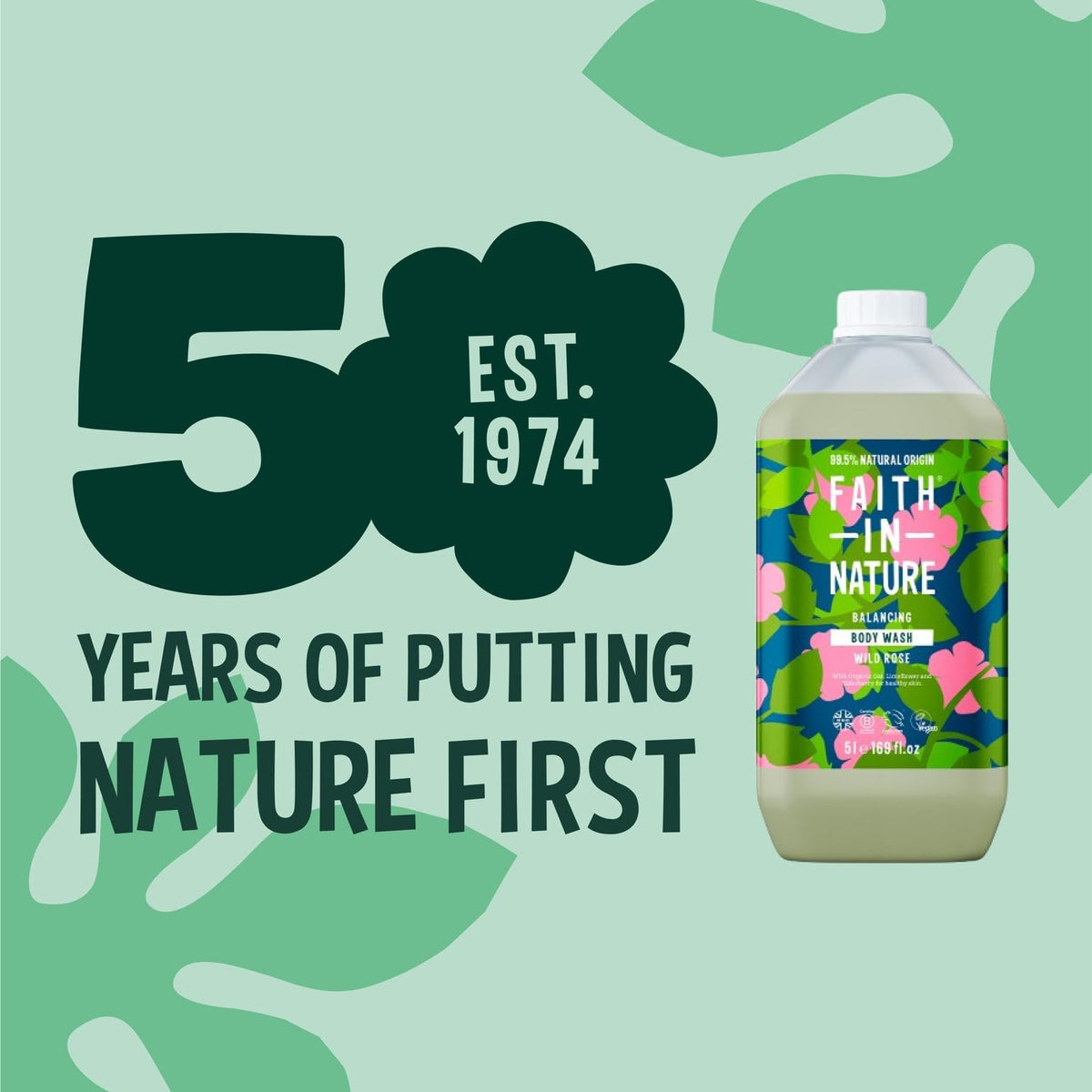 Faith In Nature Natural Fragrance Free Body Wash, Sensitive, Vegan and Cruelty Free, No SLS or Parabens, 400 ml