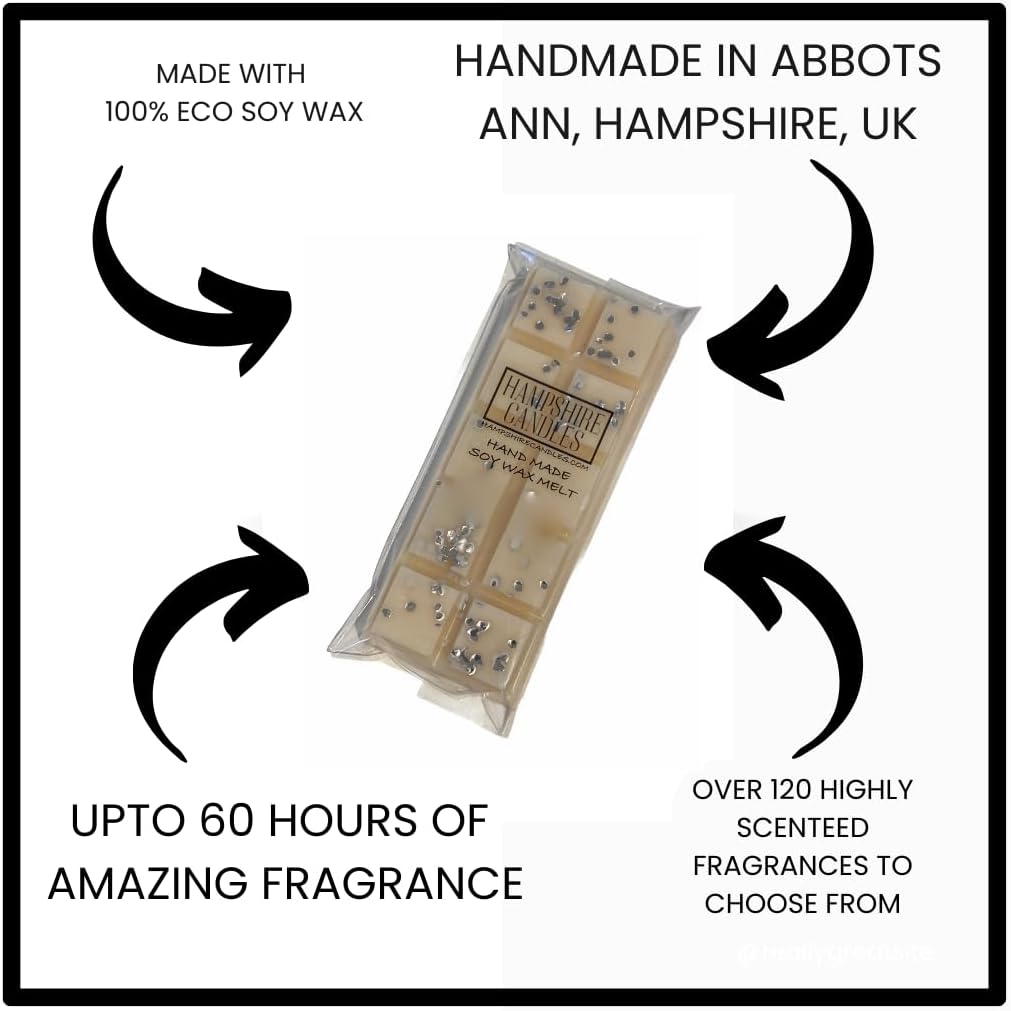 Mulled Wine Christmas Wax Melts | Highly Scented | Soy Wax, Cruelty & Vegan Free | Handmade (Approx. 50g) (2 Bars)
