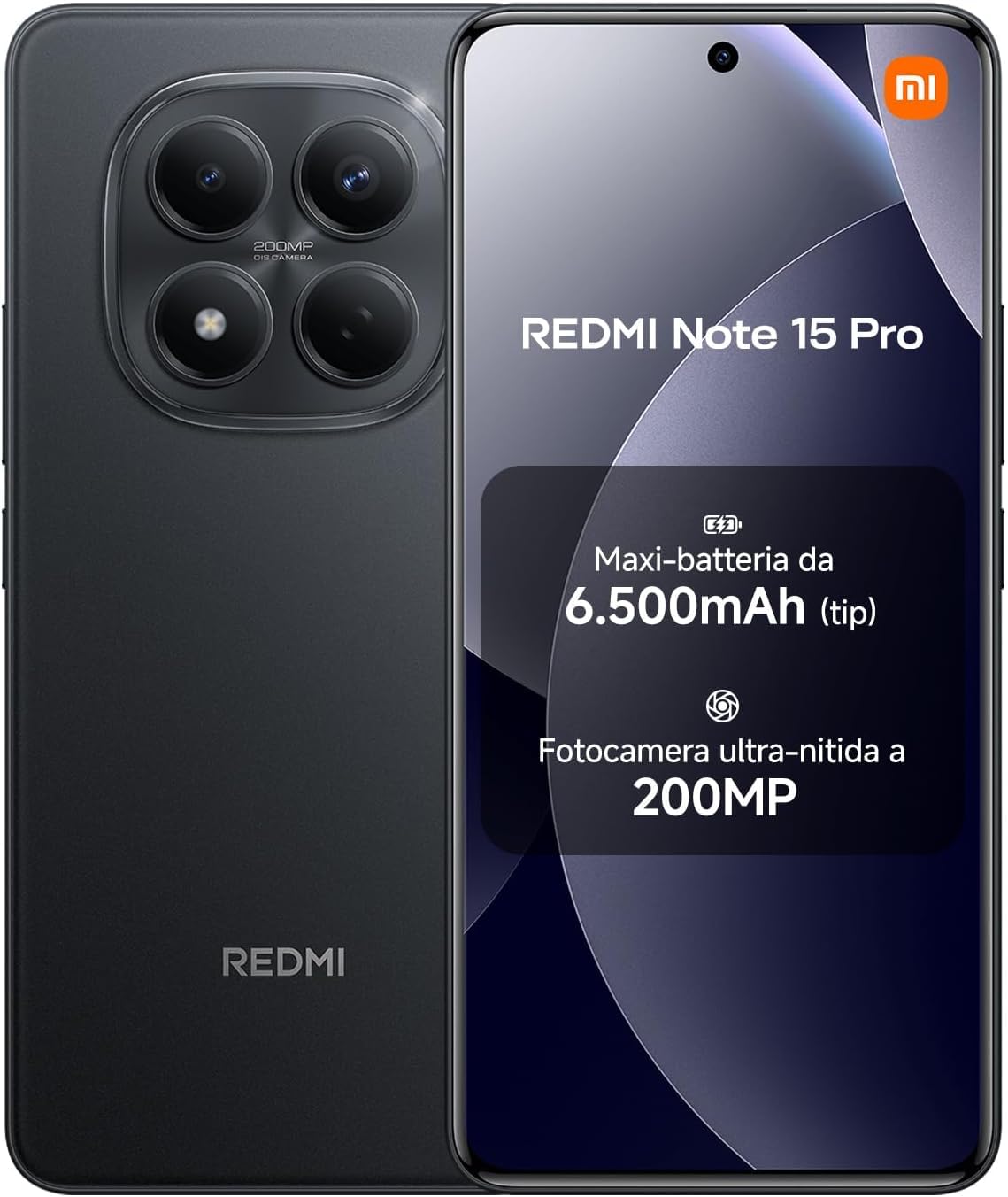 XIAOMI Redmi Note 15 5G, Smartphone 8+256 GB, Ultra-slim Design, IP65 Water Resistance, 108MP Super-clear Camera, 6.77" FHD+ Display, Glacier Blue, Warranty 2 years, Charger Not Included | 120Hz, 25098RA98G