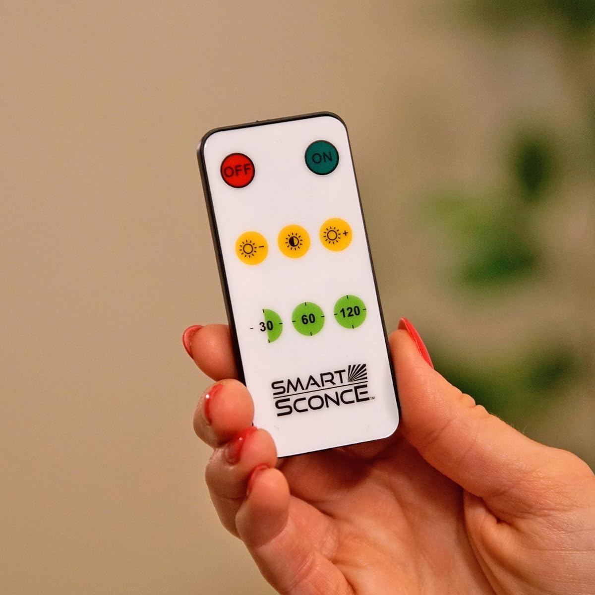 JML Smart Sconce Battery Operated Wall Light with Remote Control