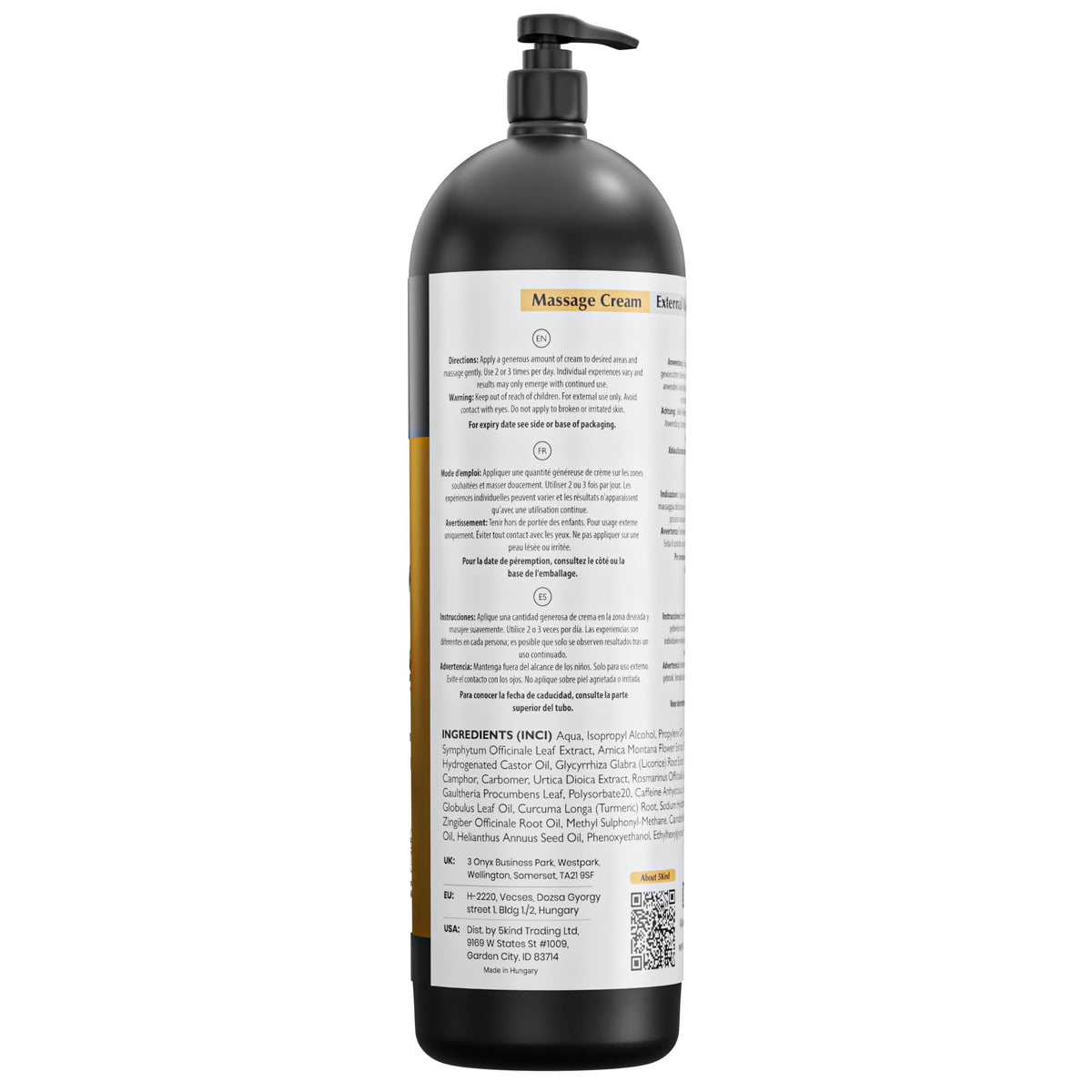 5Kind Extra Strong Hemp Cream 100ml - Hemp and Arnica Cream