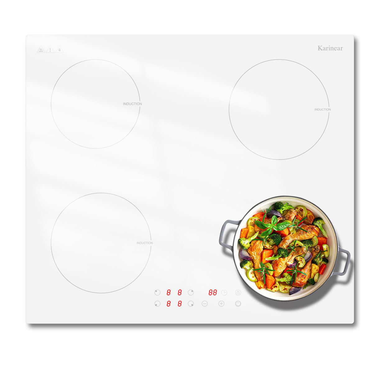 Karinear Built-in Induction Hob 4 Zones 60cm