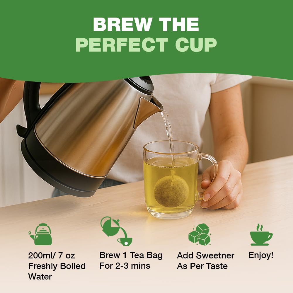 HANDPICK, Spearmint Tea Bags (100 Count), Spearmint Leaf Tea Bags