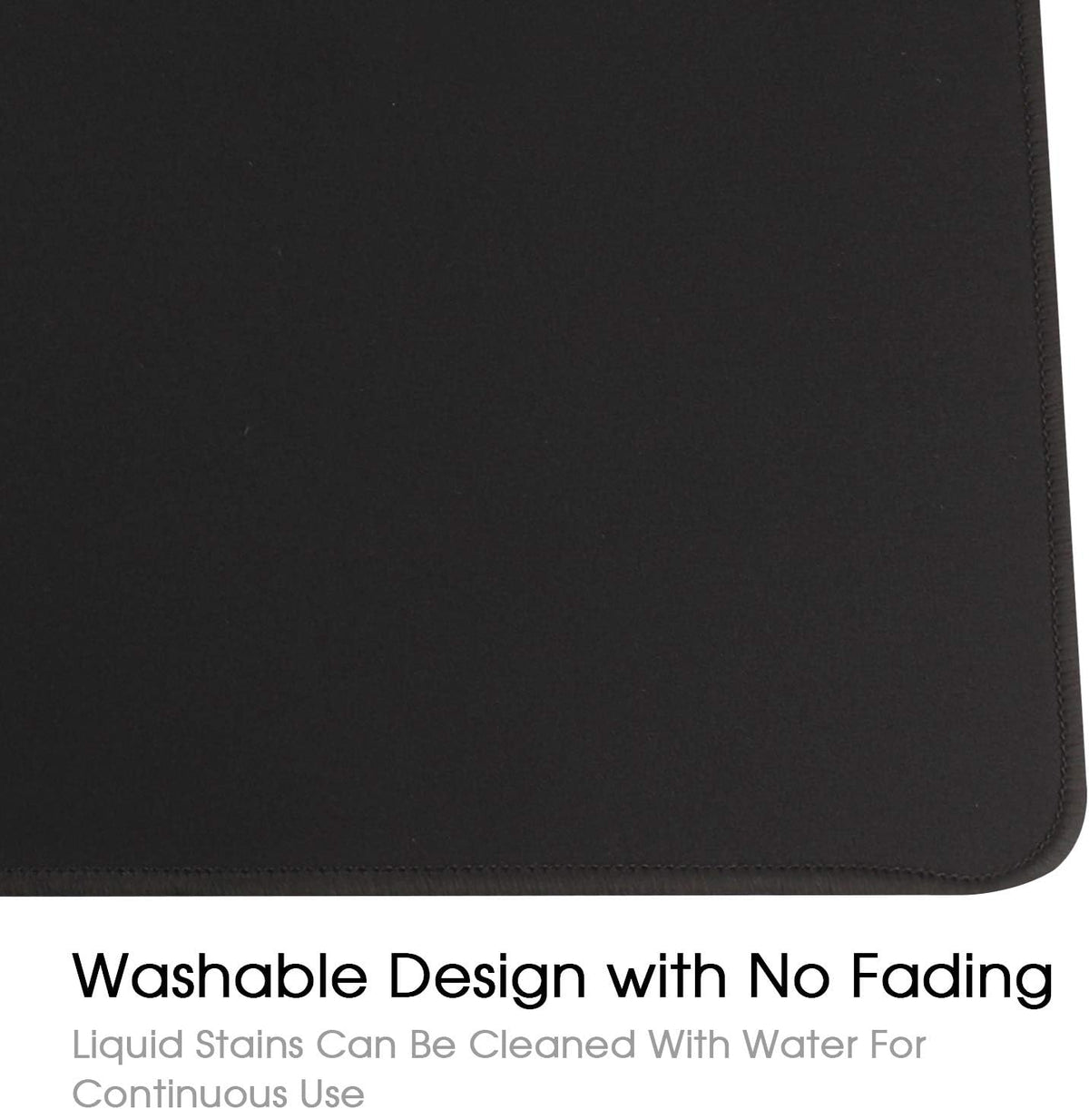Gaming Mouse Mat/Large Mouse Pad 900 x 400 x 3mm / XXL mouse pad/large size | improved precision and speed | rubber base for stable grip on smooth surfaces | non-slip (90x40 Black)