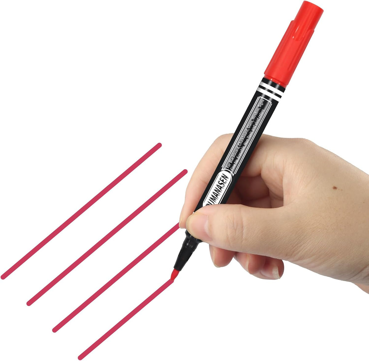 New Version 12pcs Chalk Pens for blackboard, Liquid Chalk pens for Chalkboard and Glass, Acrylic Calendar Planning Board, Whiteboard pens for Window Christmas Halloween, Chalk Pens 12 Pcs