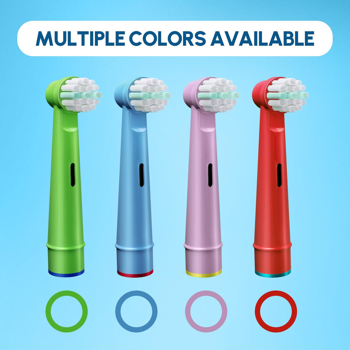 20 Pack Toothbrush Replacement Heads Black Compatible with Oral B Professional Soft Clean Electric Toothbrush Head Heads Refill Pro 500/1000/1500/3000/3757/5000/7000/7500/8000