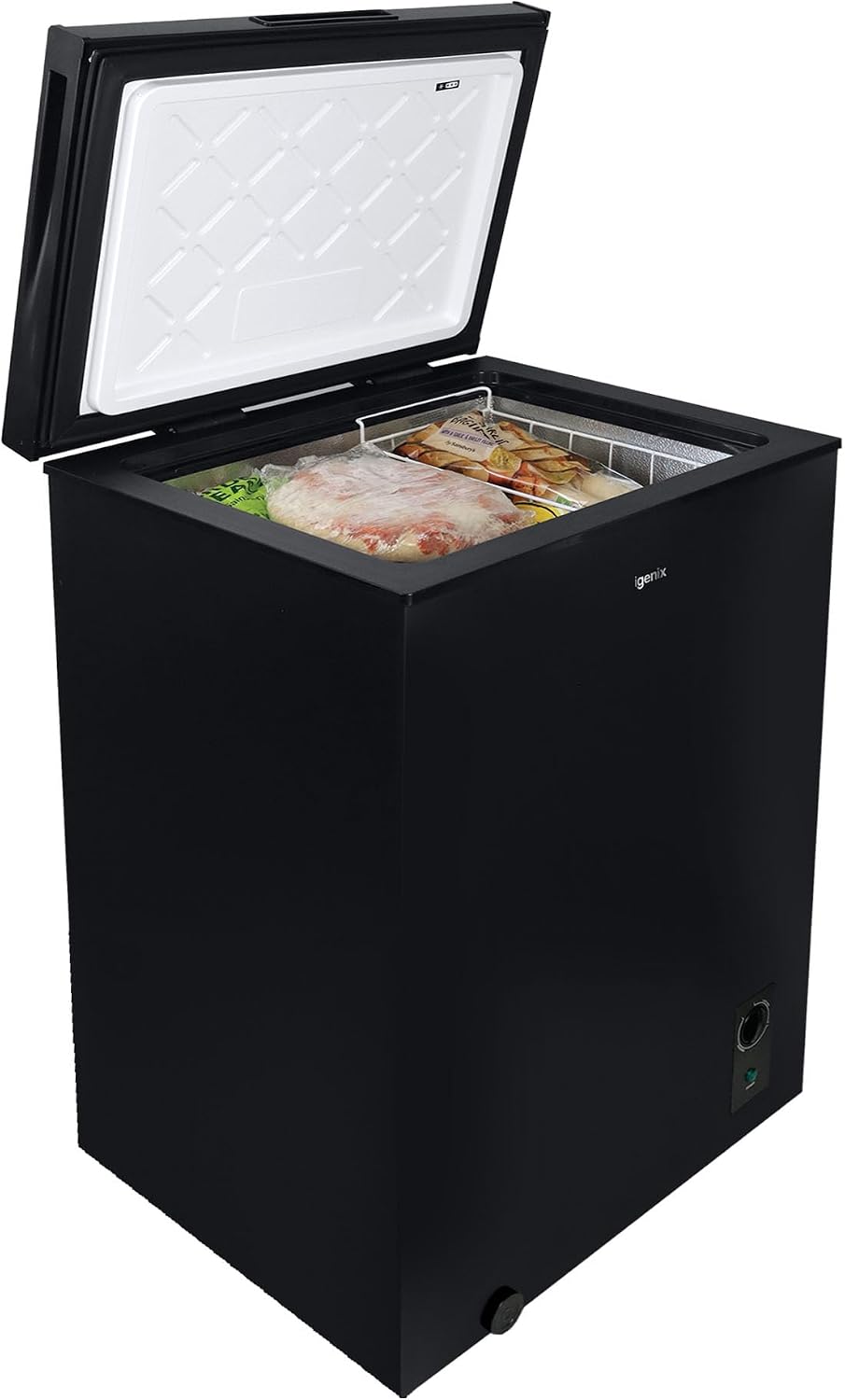 Igenix IGCF0198W Freestanding Chest Freezer, 198 Litre, White