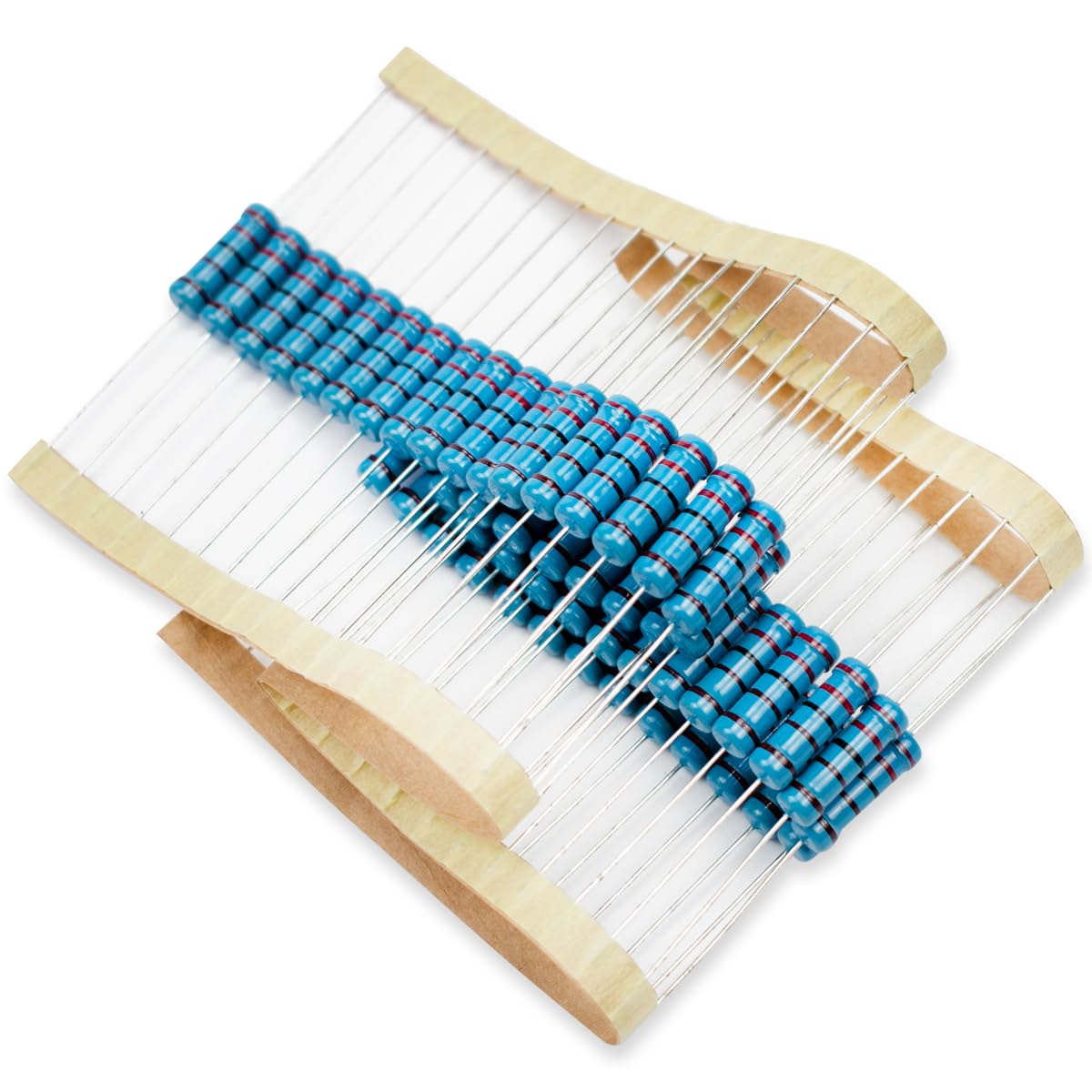 50 Pcs 1W 1% Tolerance 0.1 Ohm Metal Film Resistor Resistance for DIY Project and Experiments