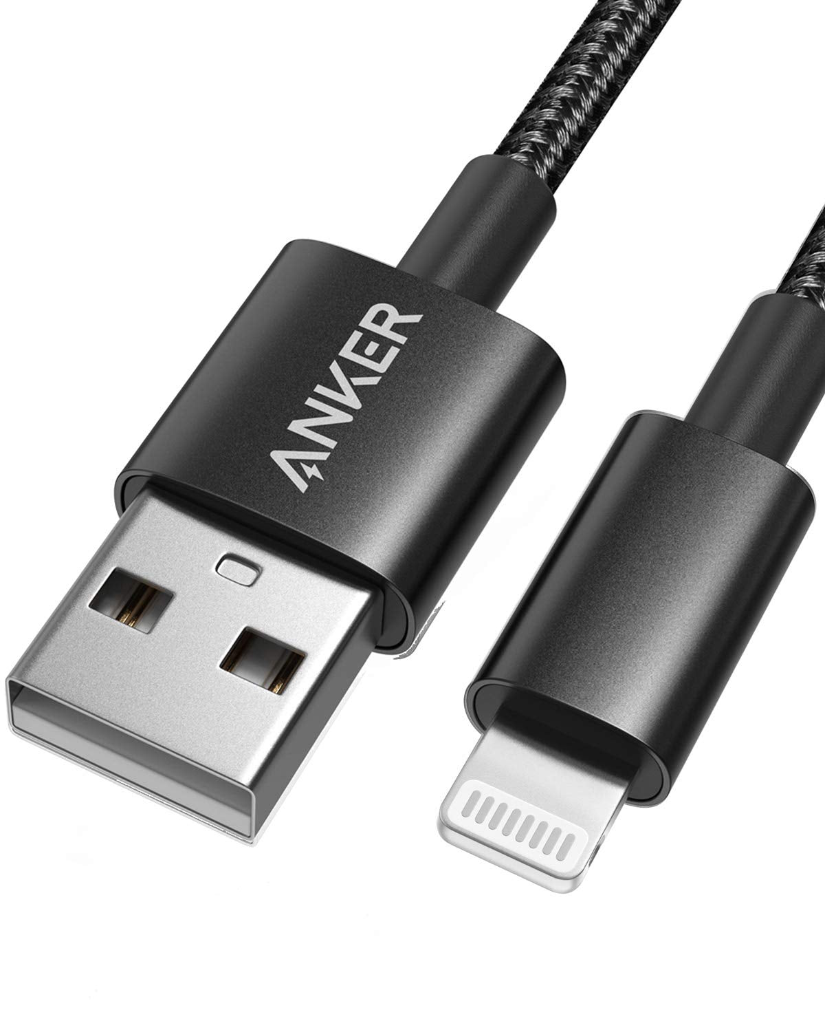 Anker USB A to Lightning Cable,MFi Certified(1.8m, 1Pack, Black)