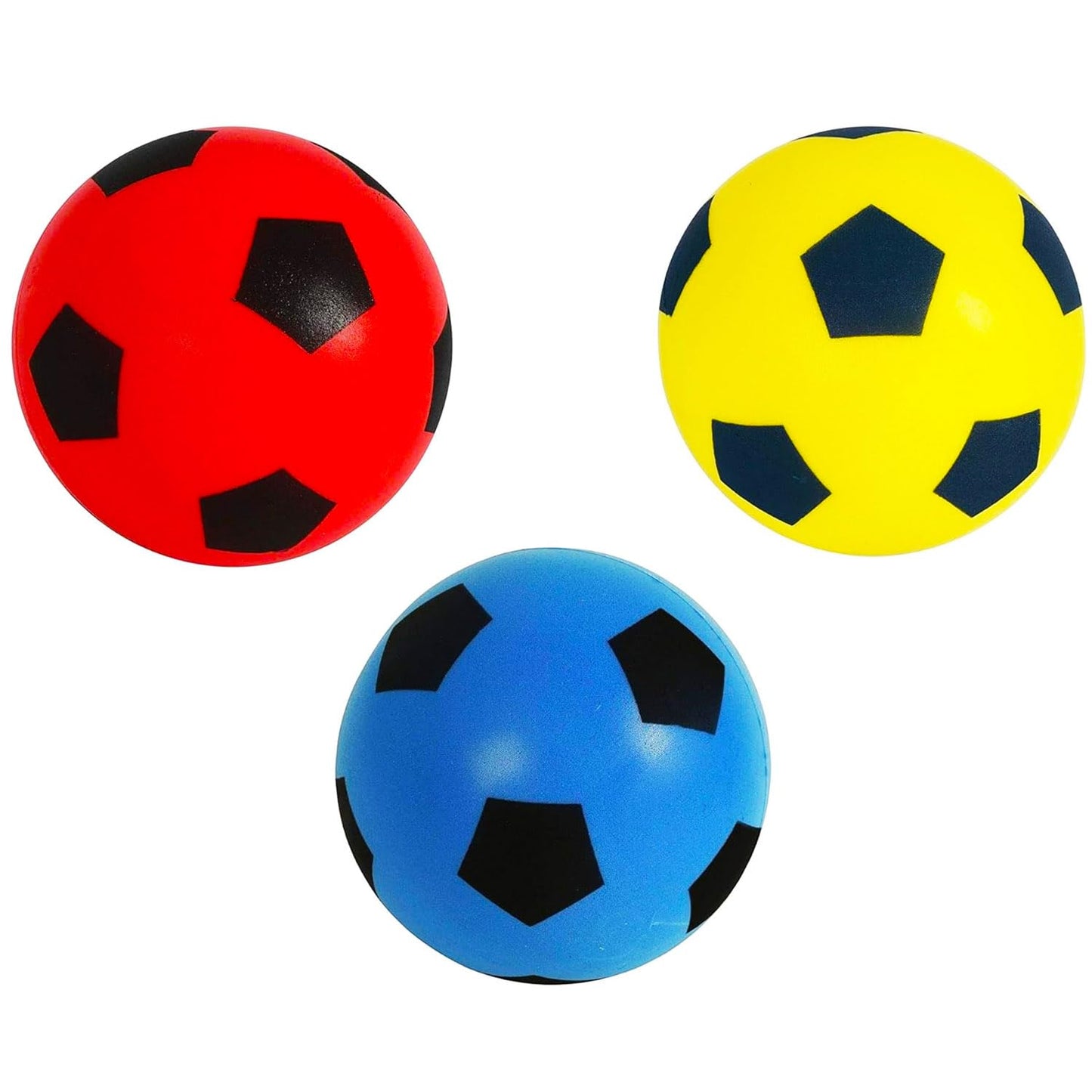 Fun Sport Foam Footballs | Indoor/Outdoor Soft Sponge Foam Soccer Ball | Play Many Games For Hours Of Fun | Suitable For All Ages
