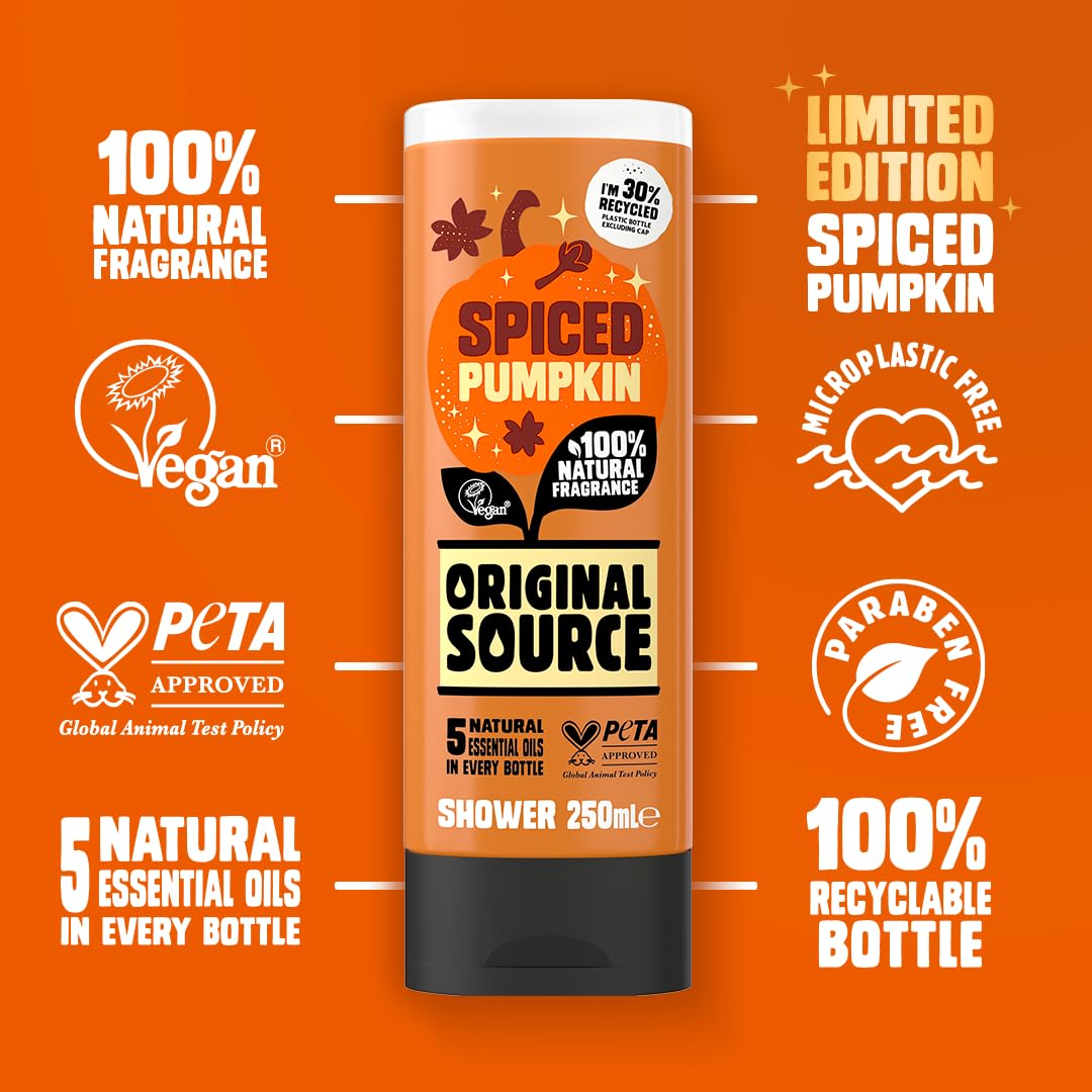Original Source Coconut & Shea Butter Shower Gel, 6x250ml