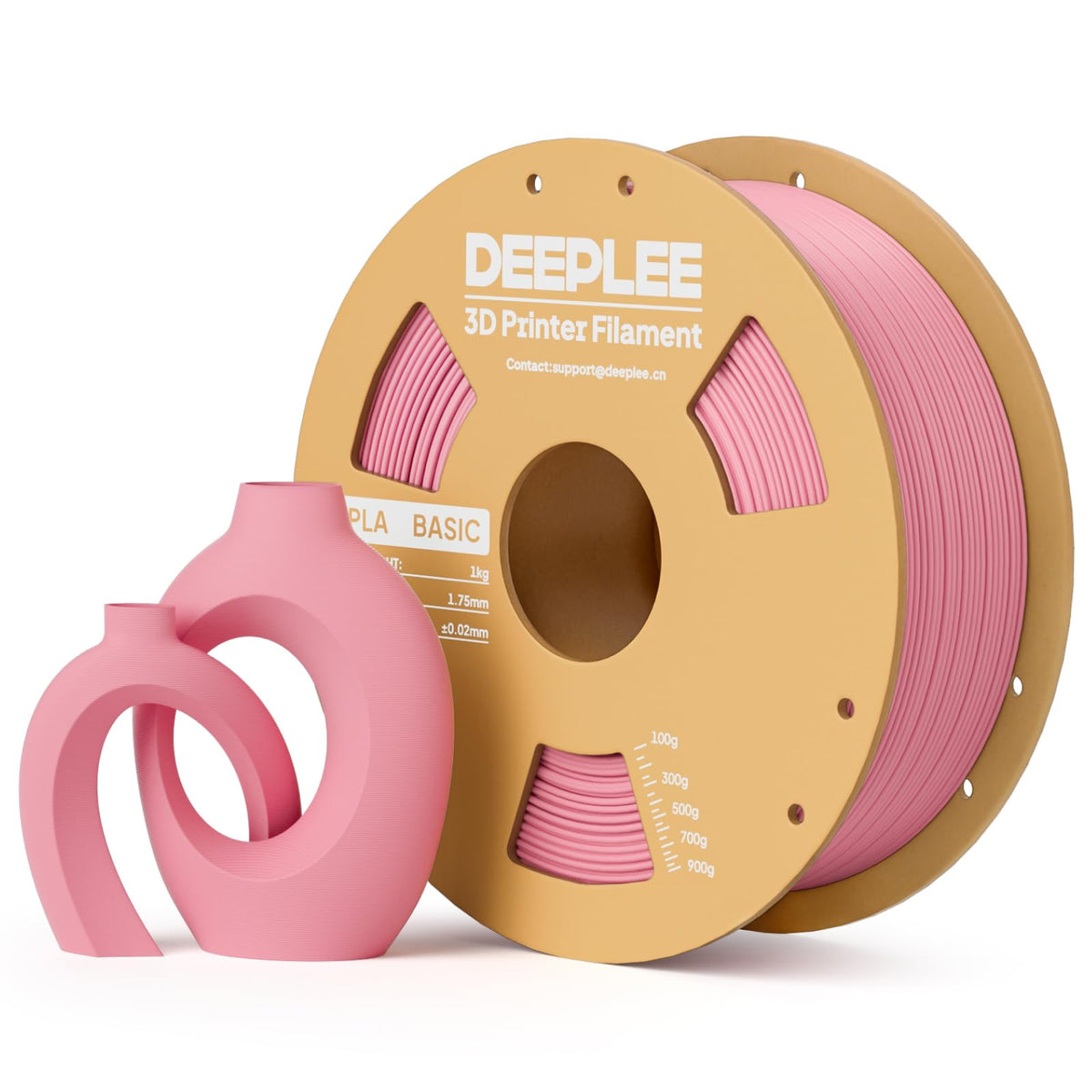 DEEPLEE PLA Filament 1.75mm, Basic 3D Filaments Beige 1kg