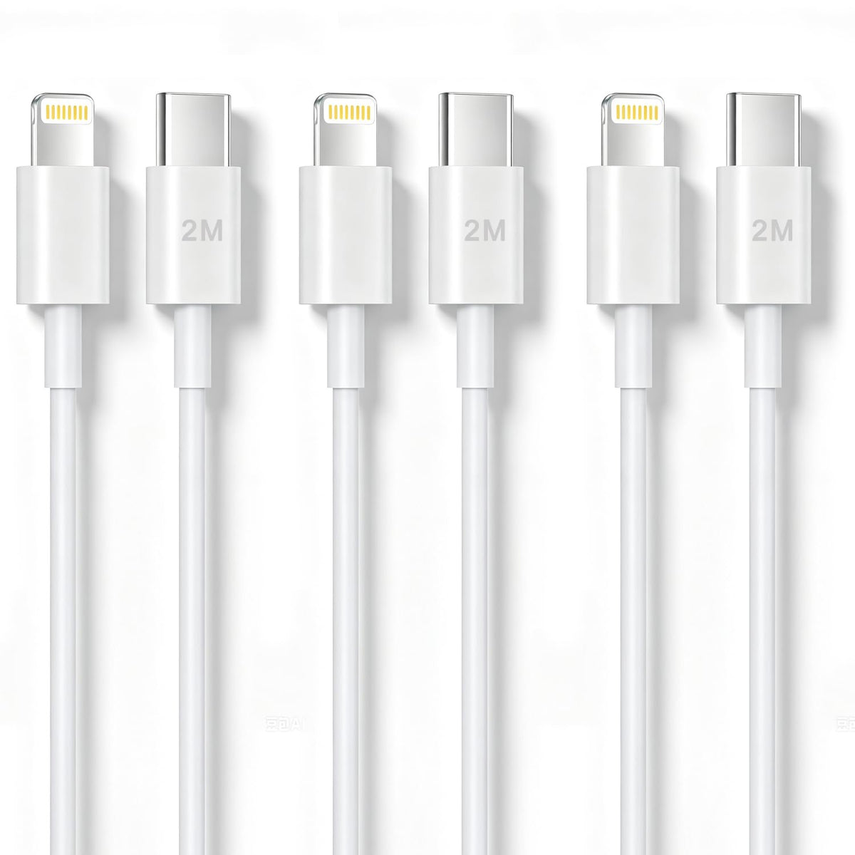 USB C to Lightening Cable 2Pack 2M MFi Certified, Fast Charging USBC i Phone Charger Lead for Apple iPhone 14 13 12 11 Pro Max X XR XS 8 Plus, for iPad- Type C to Lightening wire