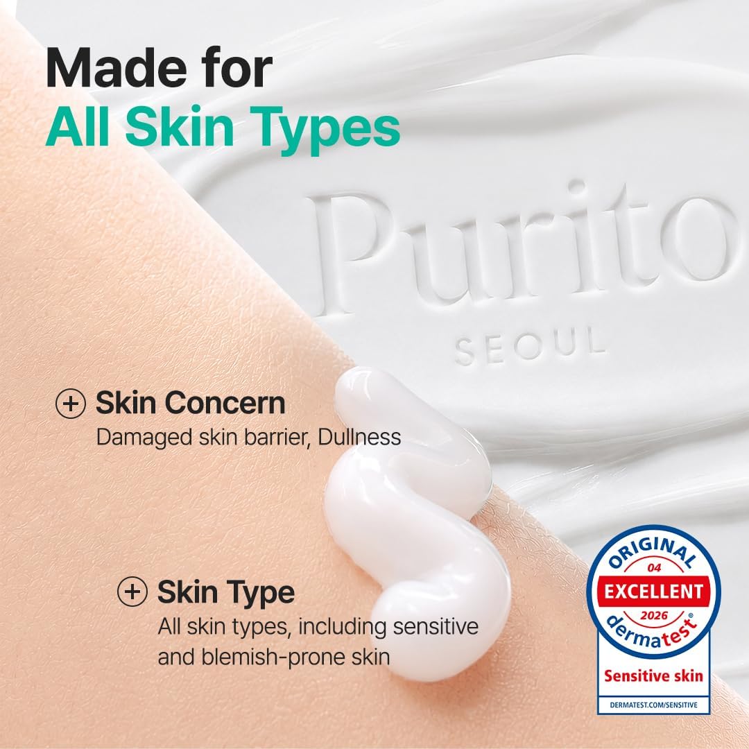PURITO Panthenol 10% Cream for Sensitive Skin, 100mL