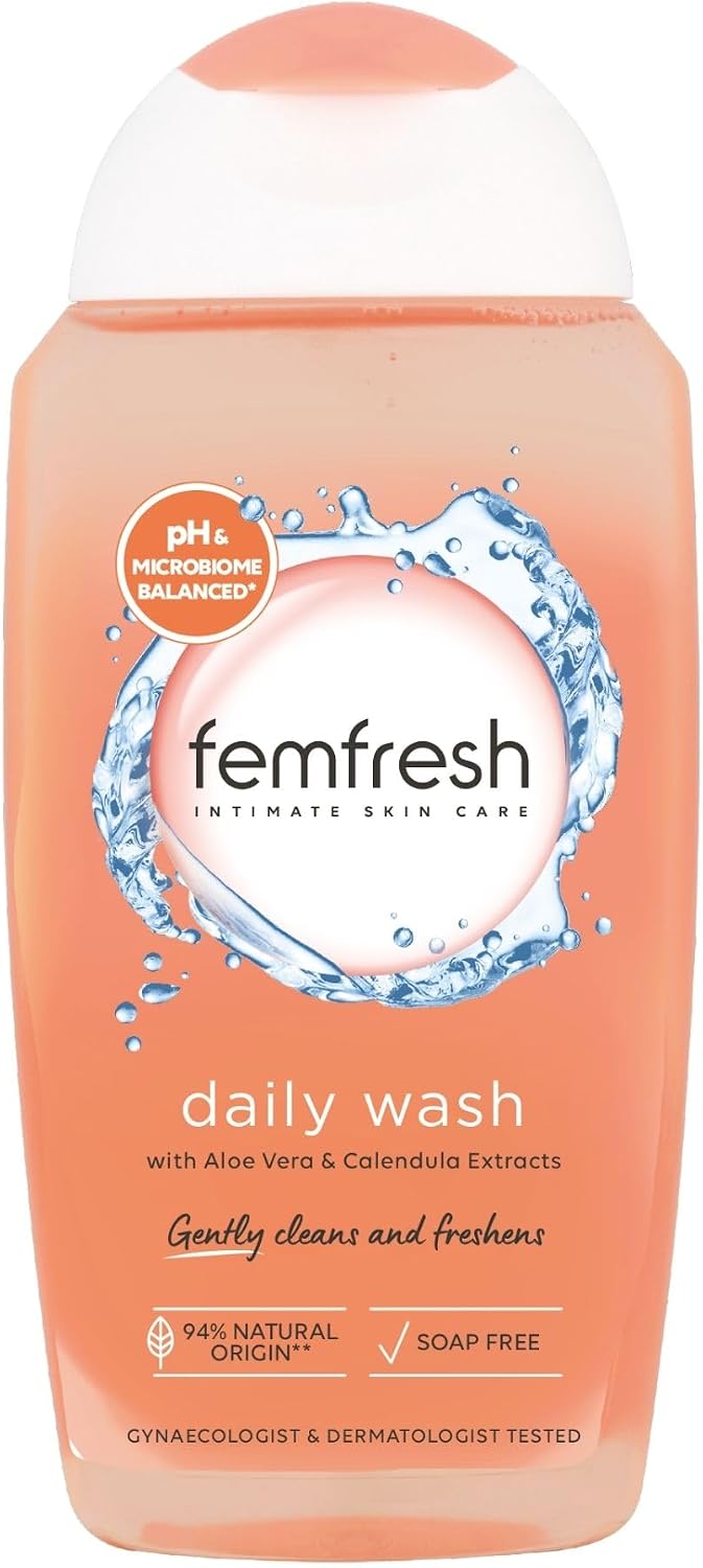Femfresh Daily Intimate Wash, Soap Free Shower & Bath Gel Cleanser, 250ml