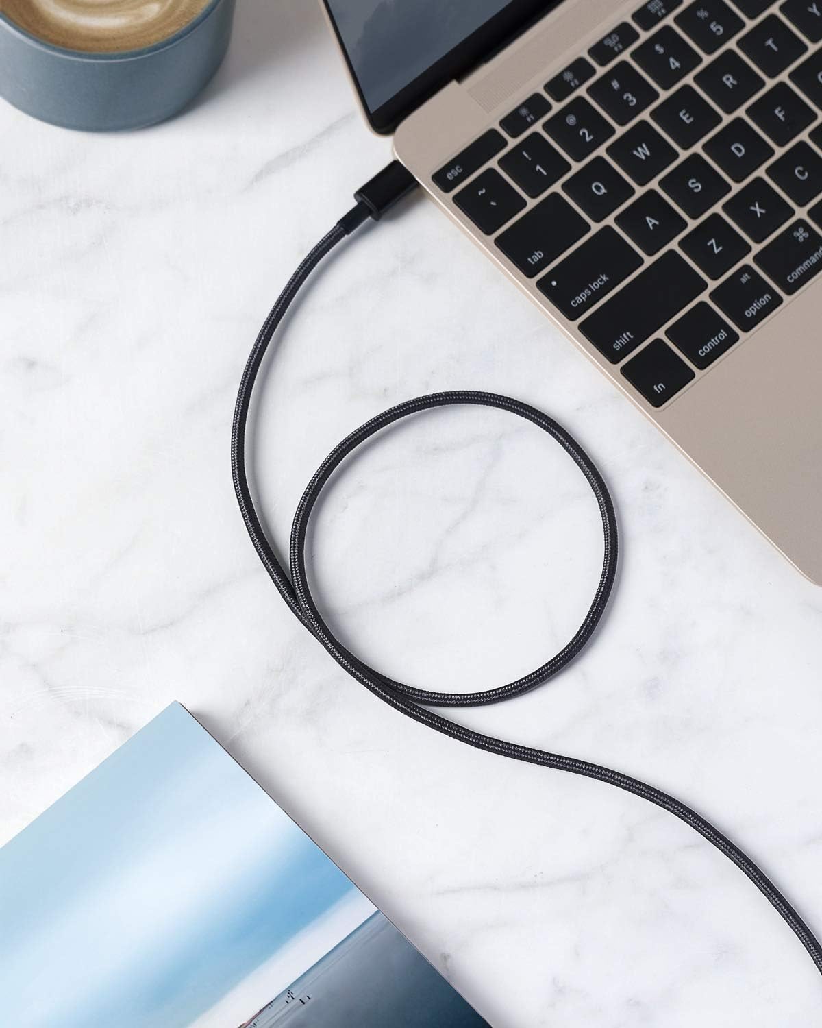 Anker USB C Charger Cable, 2-Pack 6 ft (1.8 m) USB to USB C Cable, USB A to USB C Braided Phone Charger Cable for iPhone 17/16/15, iPad Pro, Samsung Galaxy, and More(Black)