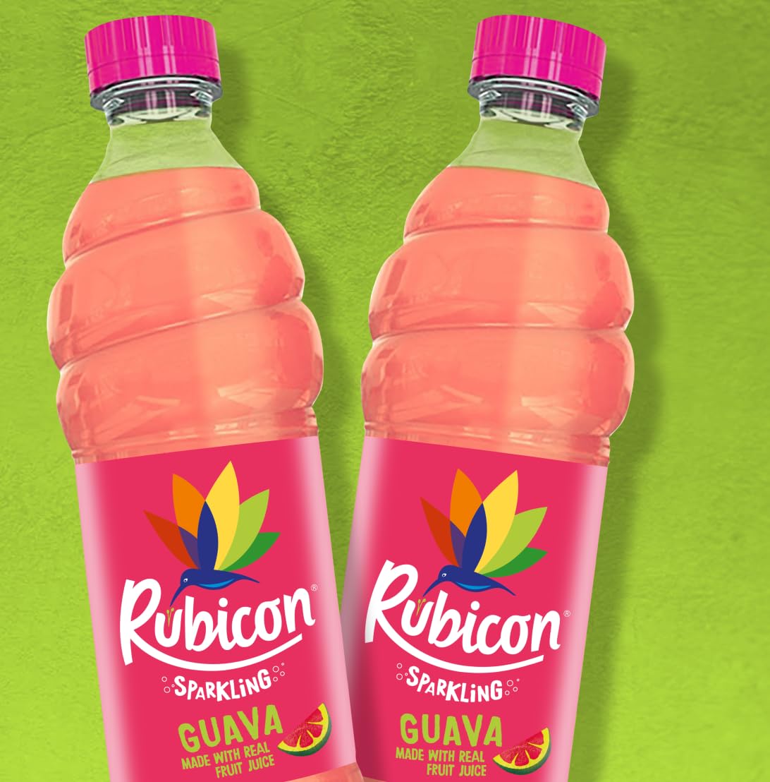 Rubicon Mango Sparkling Fruit Soft Drink, 6 Pack, 330ml Cans