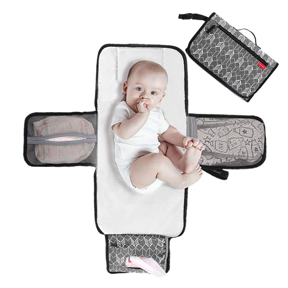 Lekebaby Portable Nappy Changing Mat Travel Baby Change Mat