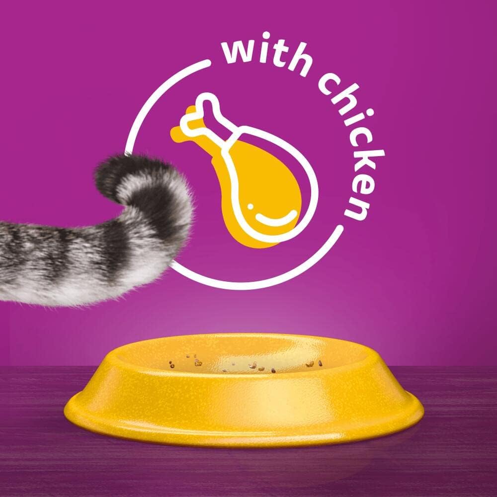 WHISKAS Adult Dry Cat Food 7kg with Chicken