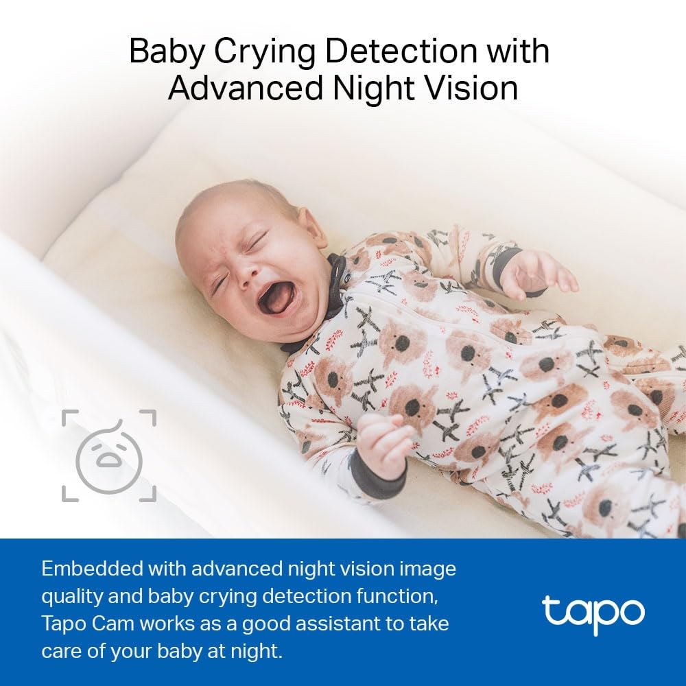 Tapo C110 2K 3MP Indoor Security Camera Pet Camera Dog Camera