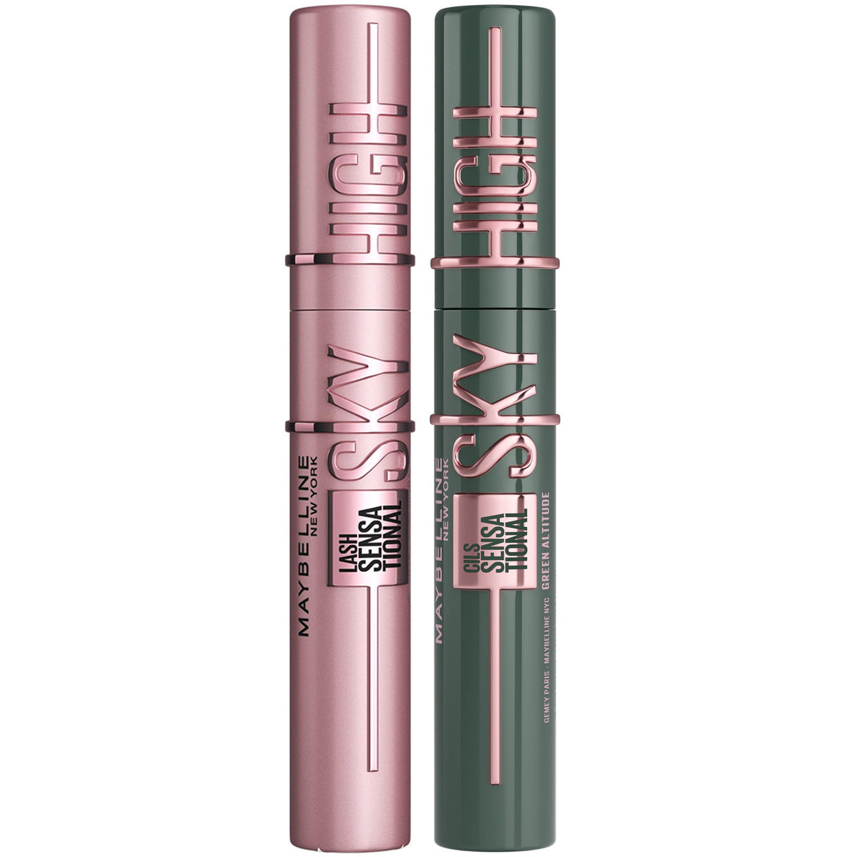 Maybelline Mascara, Lash Sensational Sky High Volumizing Thickening, Black
