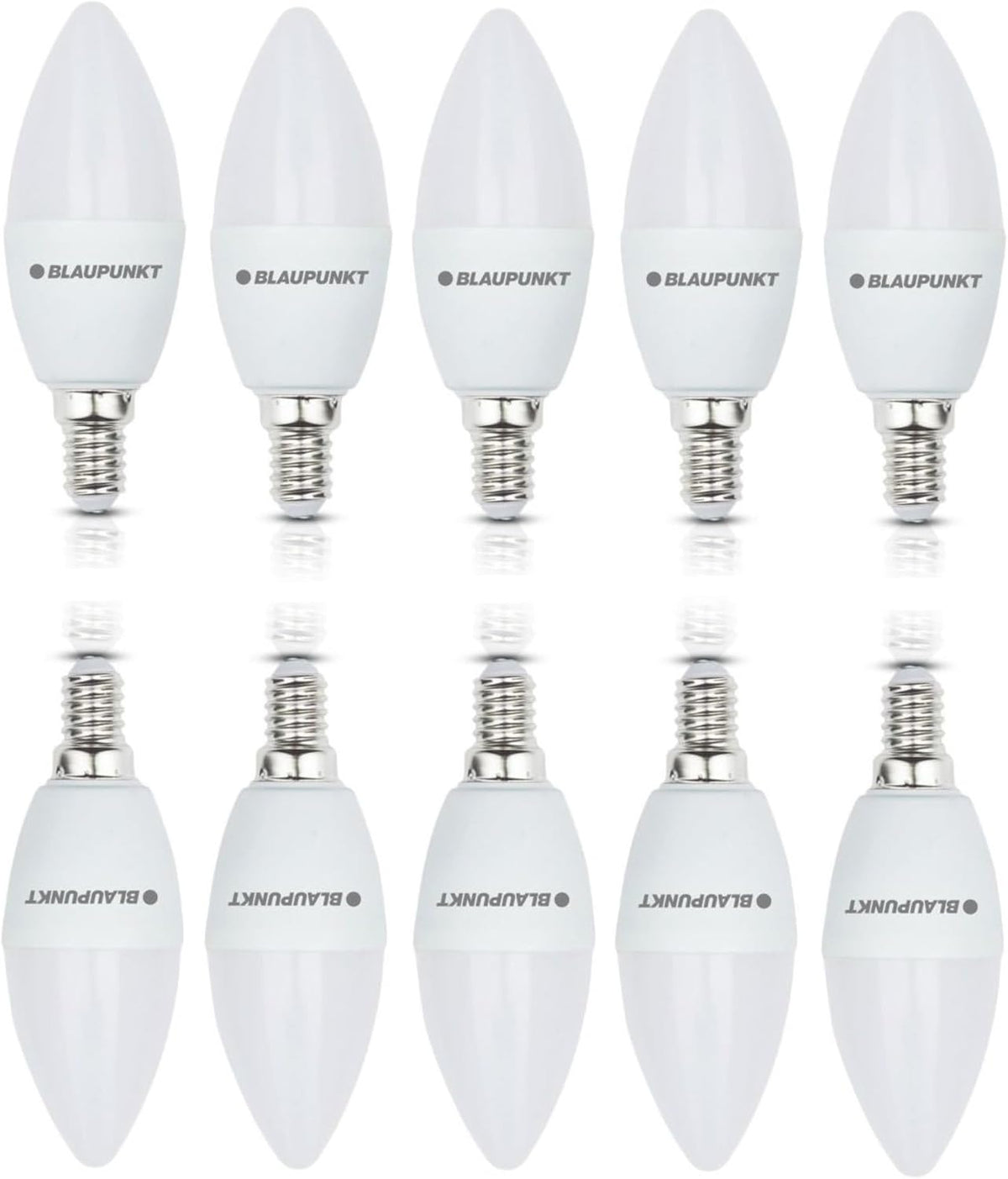 Blaupunkt E14 LED Light Bulb Candle Shape – 10W (Equivalent to 80W - 100W), 820 Lumens, 4000K Neutral White LED – Non‑Dimmable, E14 Screw Base, Energy‑Efficient Home Lighting – Pack of 1