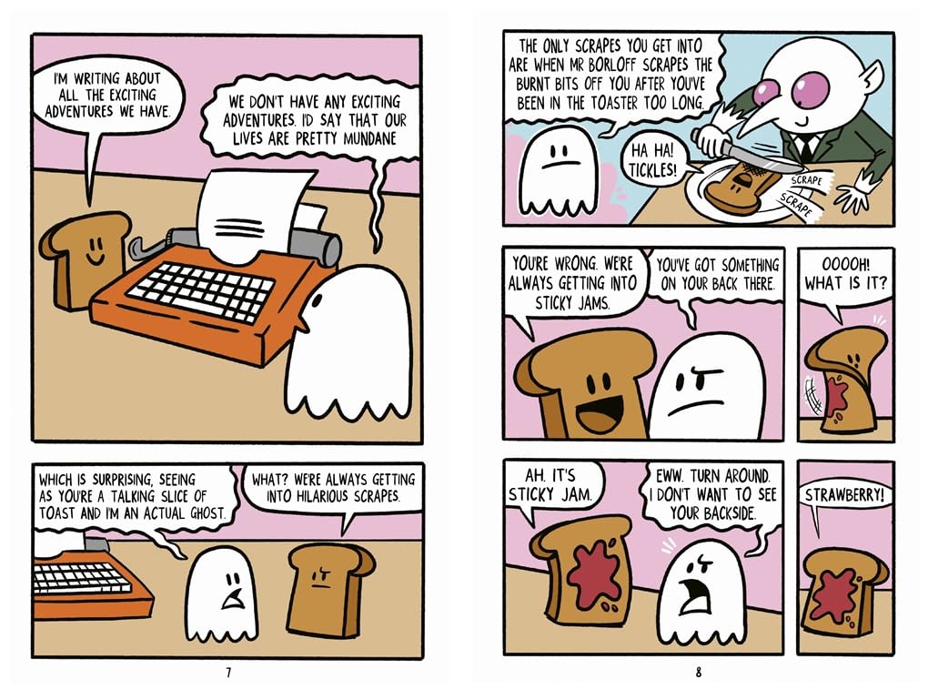 Ghost and Toast: brilliantly bonkers and side-splittingly funny graphic novel adventures for fans of BUNNY VS MONKEY and DONUT SQUAD!
