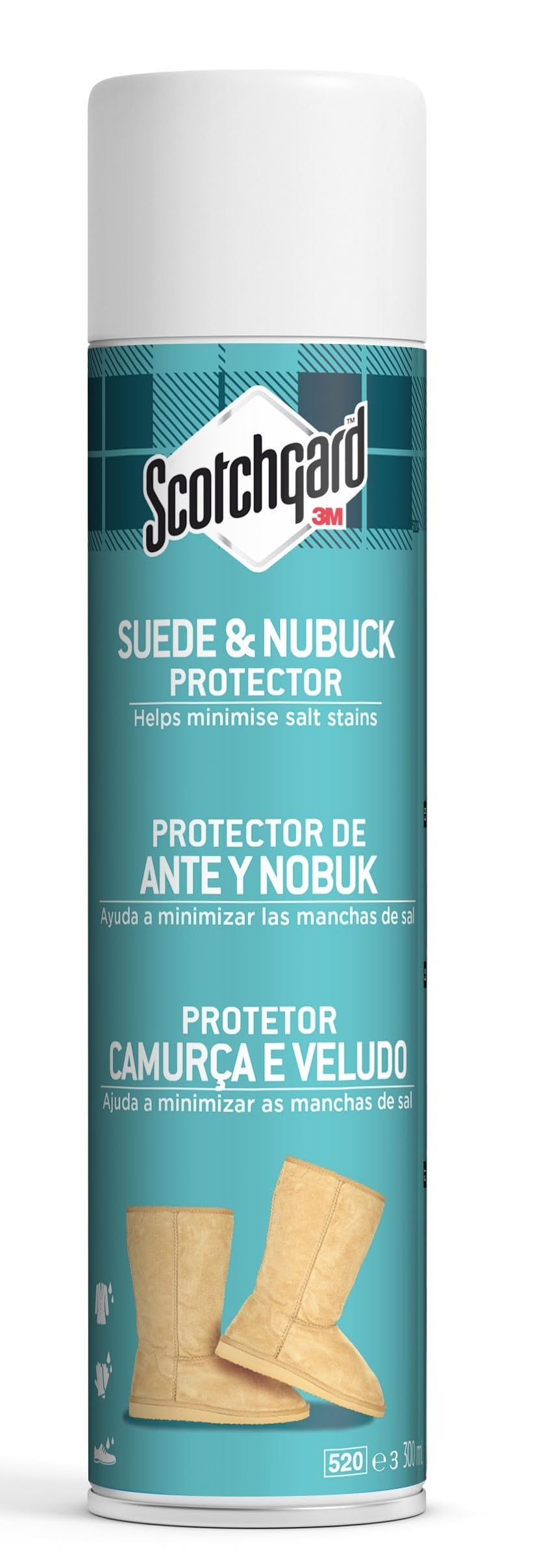 Scotchgard Suede & Nubuck Protector, 2 Cans x 400ml each - Water Repellent Spray, Helps Minimize Salt Stains - For Boots, Shoes, Coats, Gloves & More