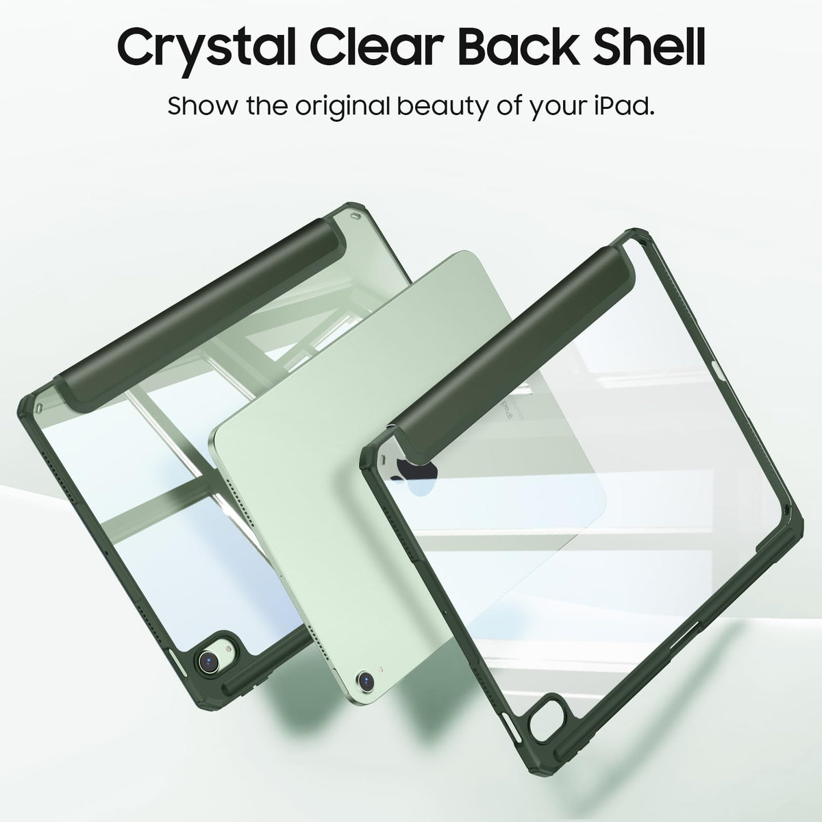FINTIE Clear Case for iPad Air 11 Inch & iPad Air 5th/4th Generation 10.9"