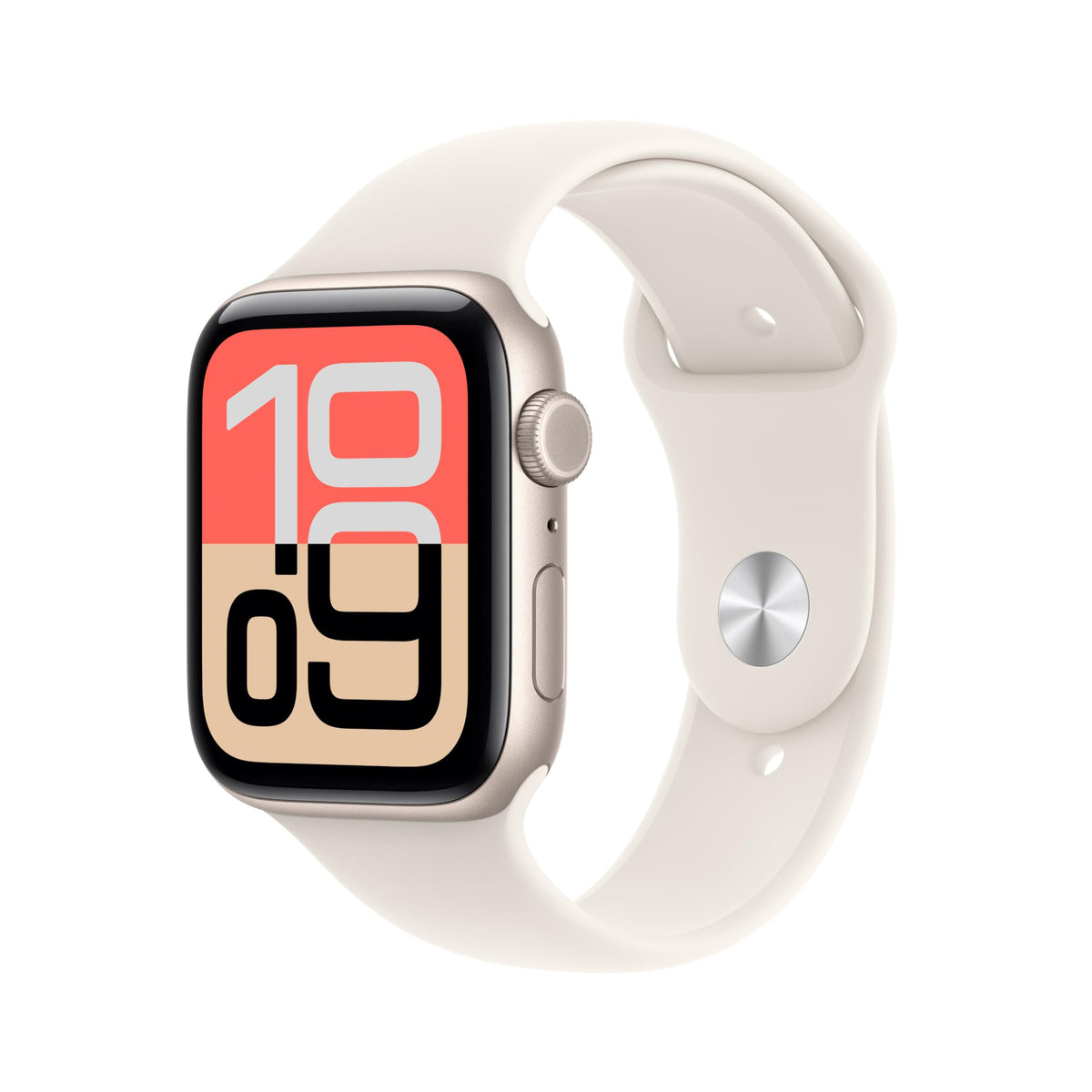 Apple Watch SE 3 GPS 40mm Smartwatch with Starlight Aluminium Case with Starlight Sport Band M/L. Fitness and Sleep Trackers, Heart Rate Monitor, Always-On Display, Water Resistant