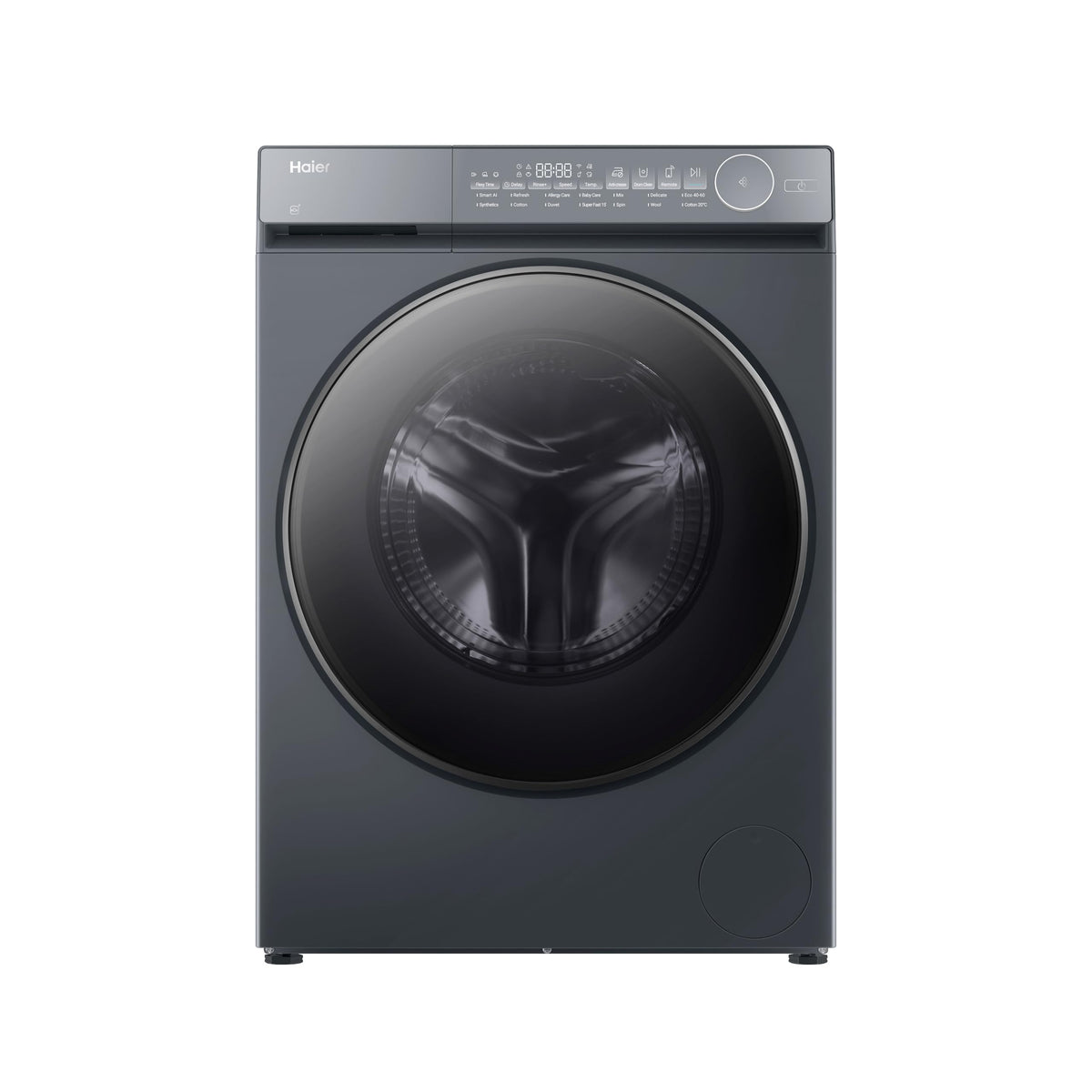 Haier X Series 5 Washing Machine, 13kg, Graphite & Black, A-20%, 1400 RPM