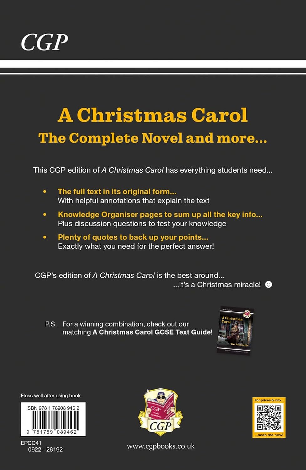 A Christmas Carol - The Complete Novel with Annotations and Knowledge Organisers: for the 2027 and 2028 exams (CGP School Classics)