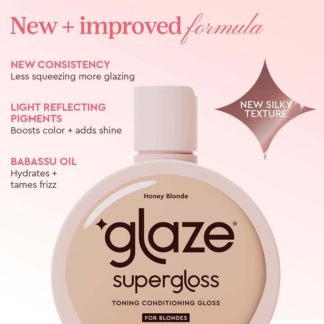 Glaze Supergloss Color Conditioning Gloss – Hydrating Semi-Permanent Colour Hair Gloss & Shine Boost – For Natural, Unbleached Dark Brown Hair – 190ml - Sleek Espresso