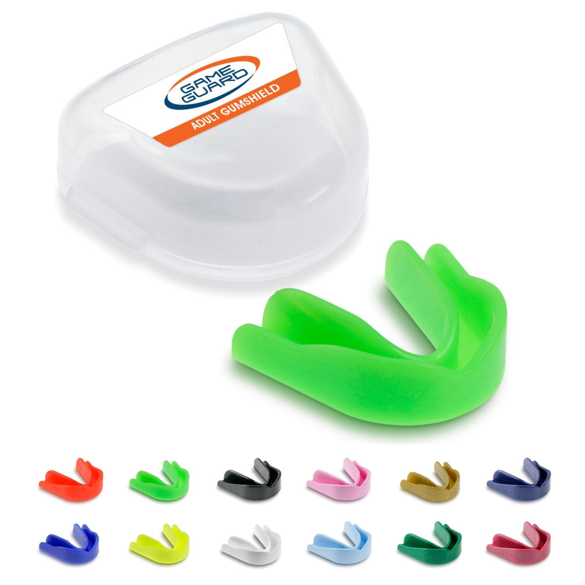 GAME GUARD Sports Mouthguard – Easy Fit Boil & Bite Gum Shield for Kids/Junior (Age 8+) – Mouth Guard for Rugby, Hockey, GAA – Ideal for Schools and Clubs (Baby Pink)