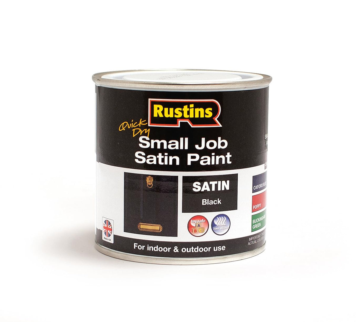 RUSTINS Small Job Satin Paint Chocolate 250ml