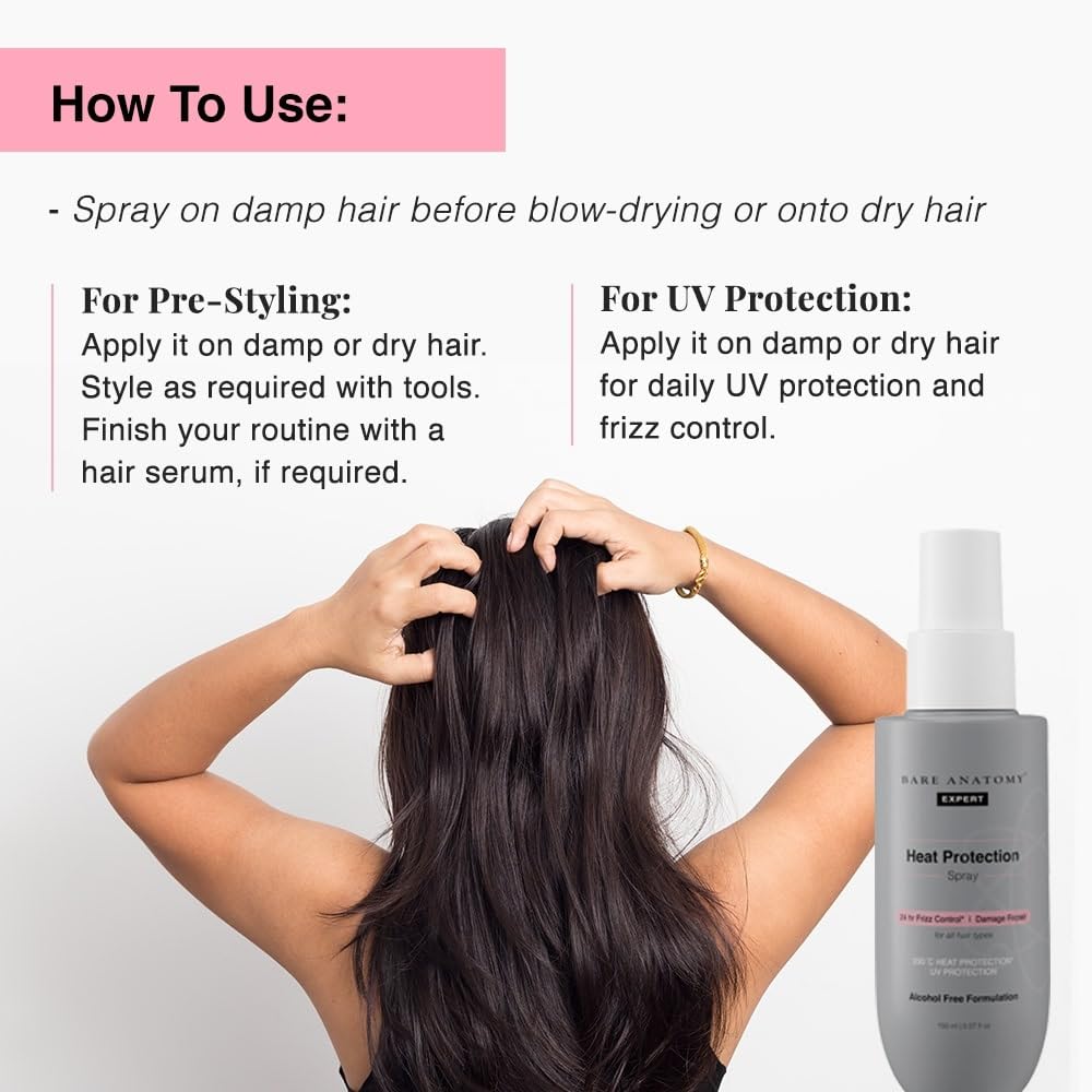 Bare Anatomy Rosemary & Rice Water Growth Spray | All Hair Types | 200ml
