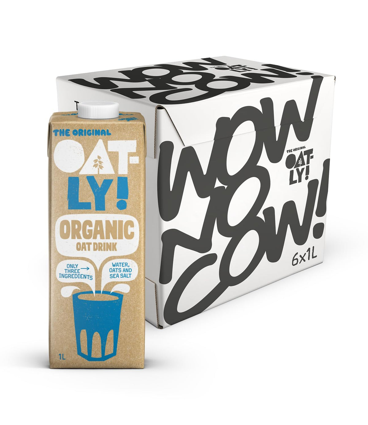 Oatly Whole Oat Drink 1 Litre (Pack of 6)