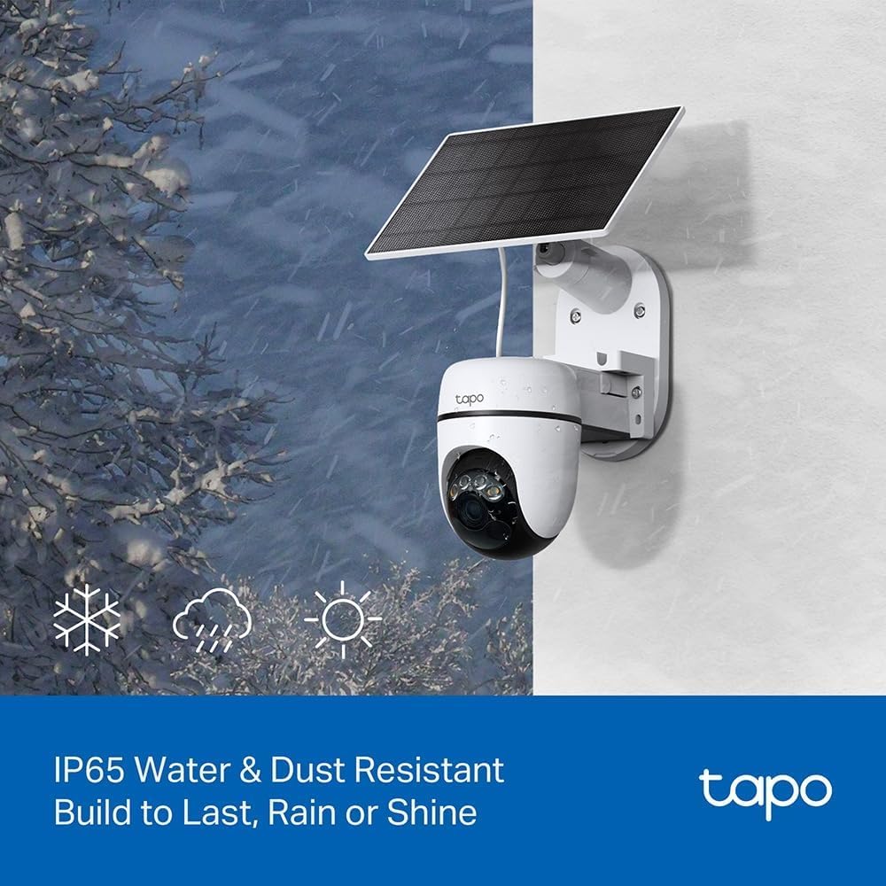 Tapo TC90 KIT 2K 3MP Solar Pan/Tilt Outdoor Security Camera Wireless