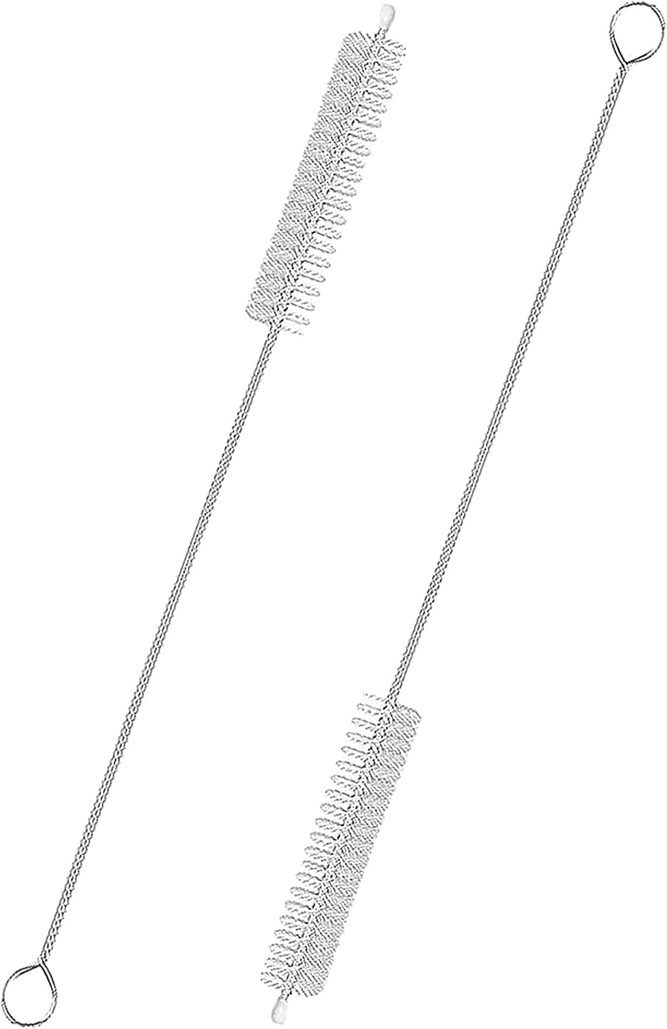 304 Stainless Steel Nylon Bristles Straw Cleaner Brush