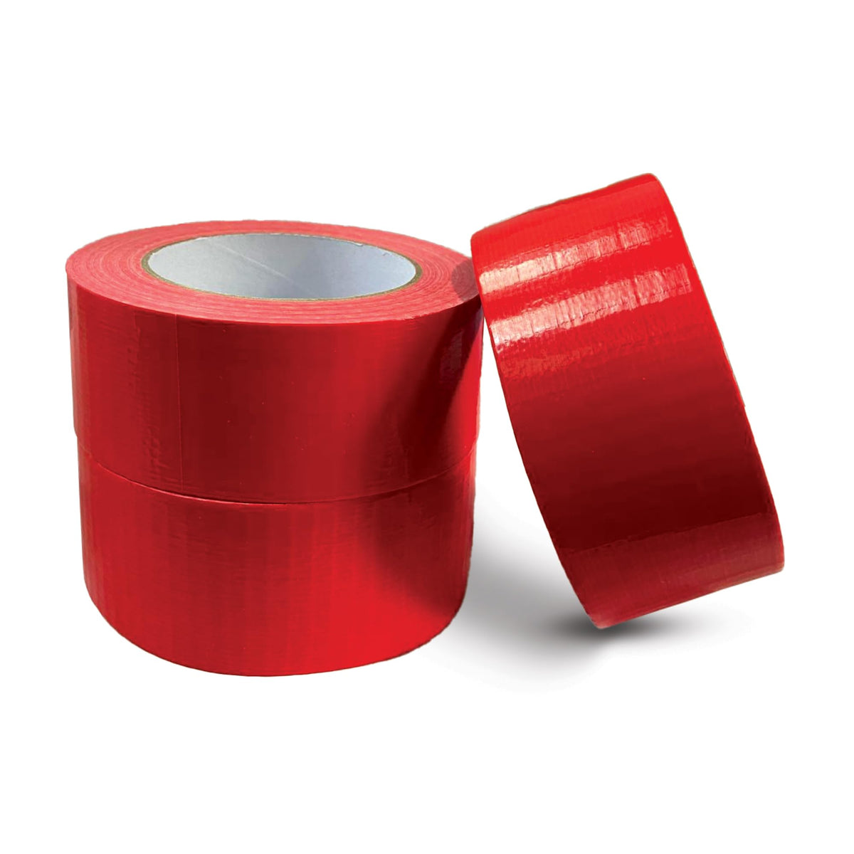 JeeJaan® 3 Rolls of Yellow Duct Tape 50mm x 50m Heavy Duty Waterproof Gaffa Tape for Electrical Plumbing Use Strong Adhesive Durable Ideal for Sealing Fixing and Wrapping Projects