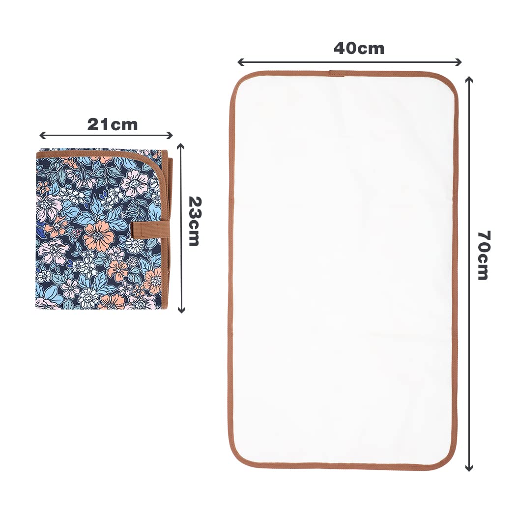 Lekebaby Foldable Travel Changing Mat Portable Baby Change Mat, Grey