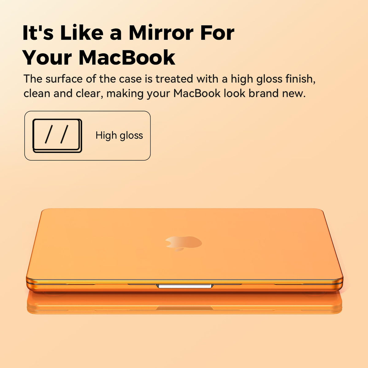EooCoo for MacBook Neo Case 13 inch 2026 A3404 A18-Pro Crystal Clear